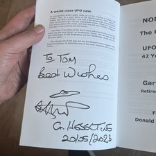 Listing image for NON-HUMAN: The Rendlesham Forest UF..., HESELTINE, GARY Signed