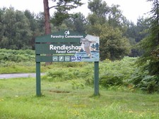 Listing image for Photo 12x8 Rendlesham Forest Centre sign c2011
