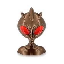 Listing image for Varginha Alien Bust 3D Printed | 1996 Brazil UFO Incident Collectible 4-10"